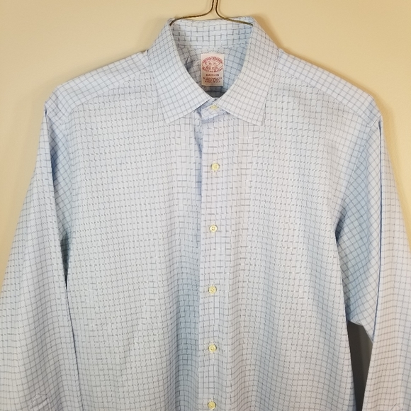 Brooks Brothers Madison Check Dress Shirt 16-35 - Picture 13 of 16